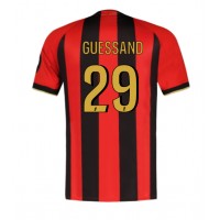 OGC Nice Evann Guessand #29 Domáci futbalový dres 2024-25 Krátky Rukáv